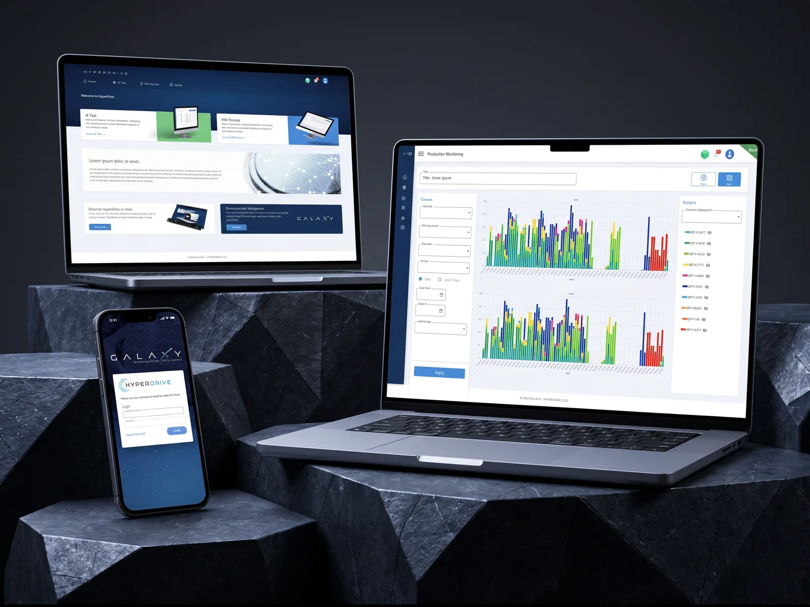 HyperDrive · plateforme d'intelligence de production pour semi-conducteurs