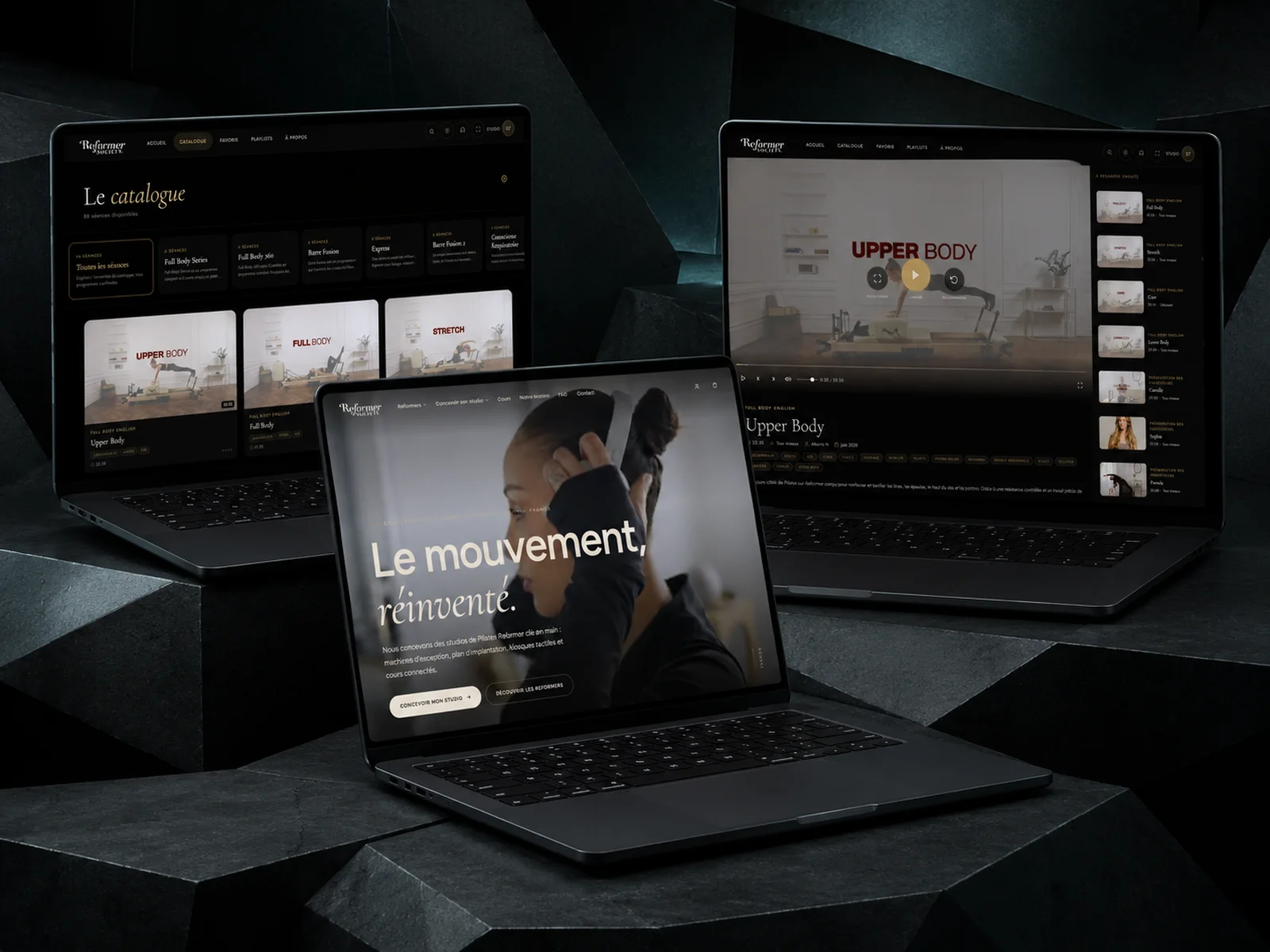 Reformer Society · plateforme de streaming des programmes en ligne pour studios de Reformer